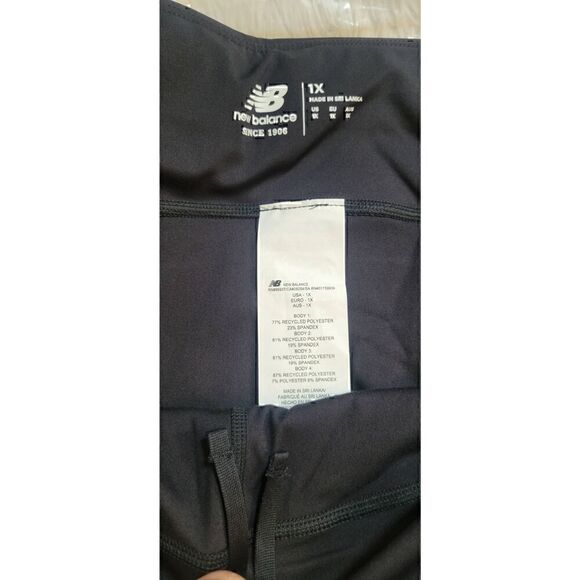 New Balance Active Dry Running Plus Cropped Impact Tights Midrise Size 1X - Picture 8 of 13